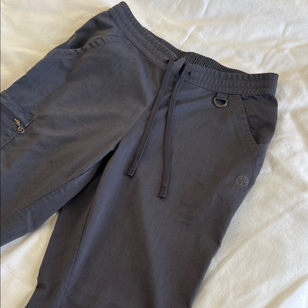 Healing Hands Women's Gray Straight Leg Pants